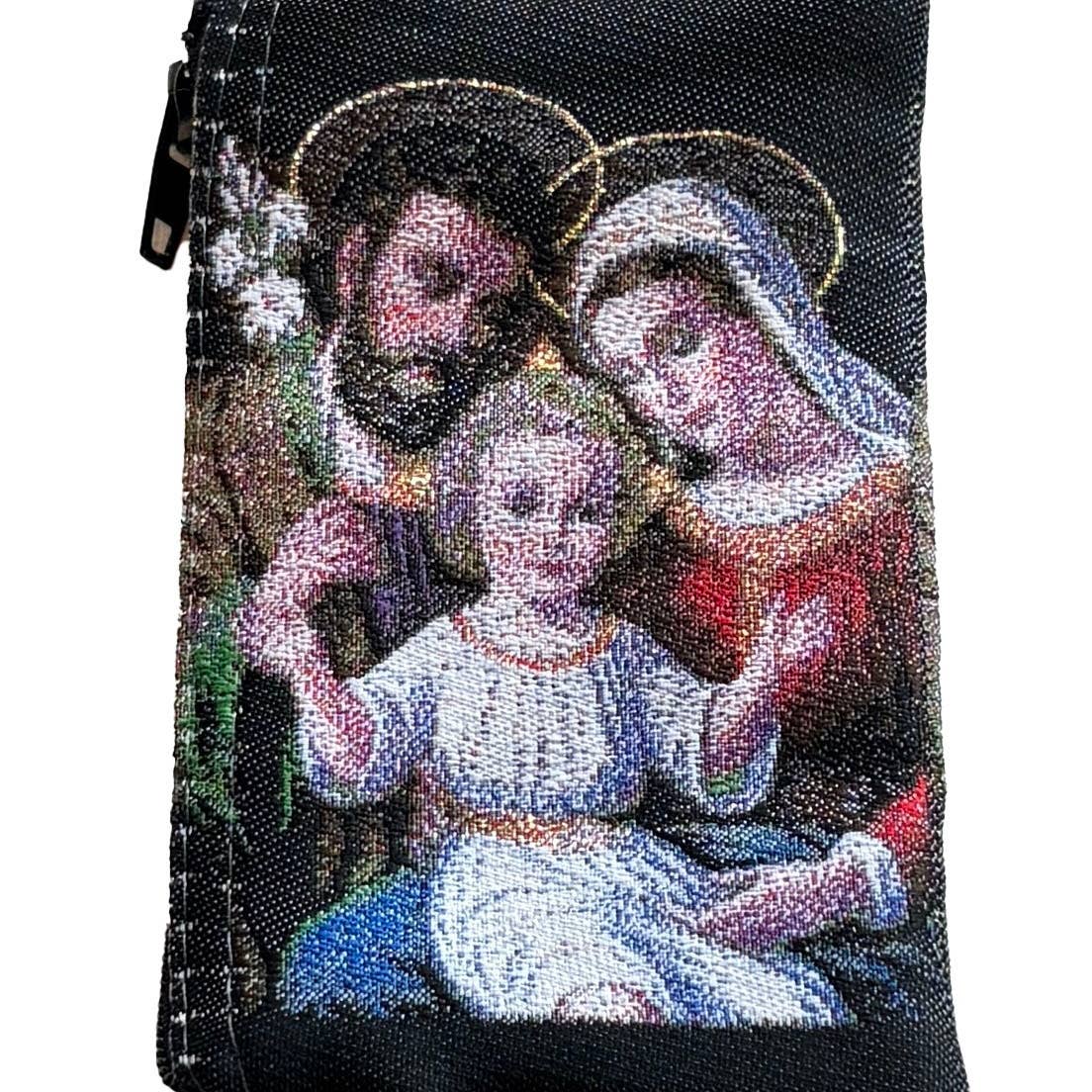 Rosary Pouch - Holy Family 4" x 6"