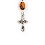 Our Lady of Grace Holy Land Olive Wood Auto Rosary