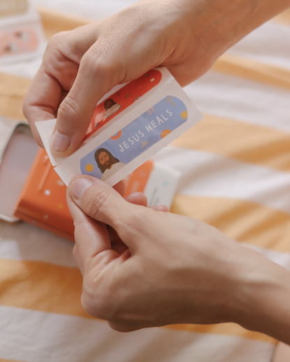 Jesus Heals Bandages