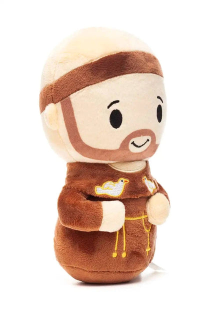 Saint Francis Catholic Plush Doll 8" | Animal Patron Gift: 8"