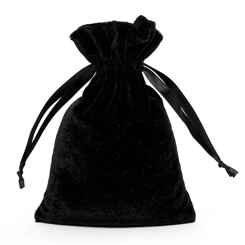 Black Velvet Bag 6" ( Medium ) - Unique Catholic Gifts