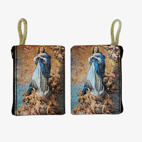 Immaculate Conception Rosary Pouch 3″ x 4″