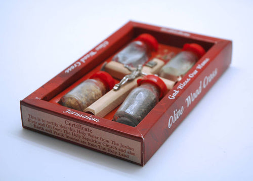 Holyland Oils and Crucifix Set