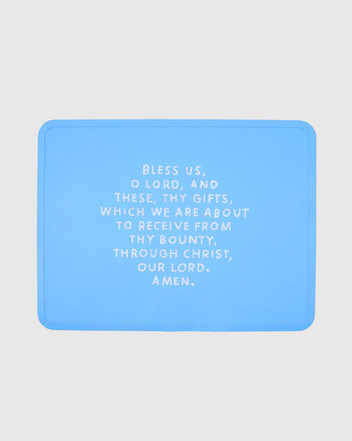 Meal Blessing Silicone Placemat: Bubblegum Pink