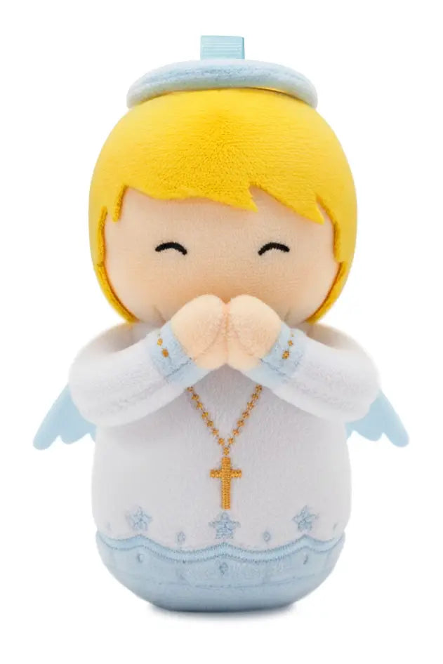 Guardian Angel Boys Catholic Mini Plush Doll 4.75" | Angel