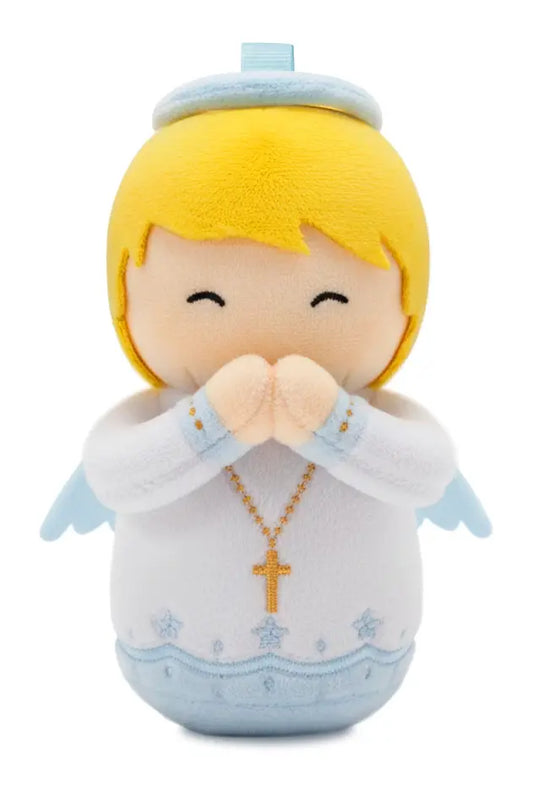 Guardian Angel Boys Catholic Mini Plush Doll 4.75" | Angel