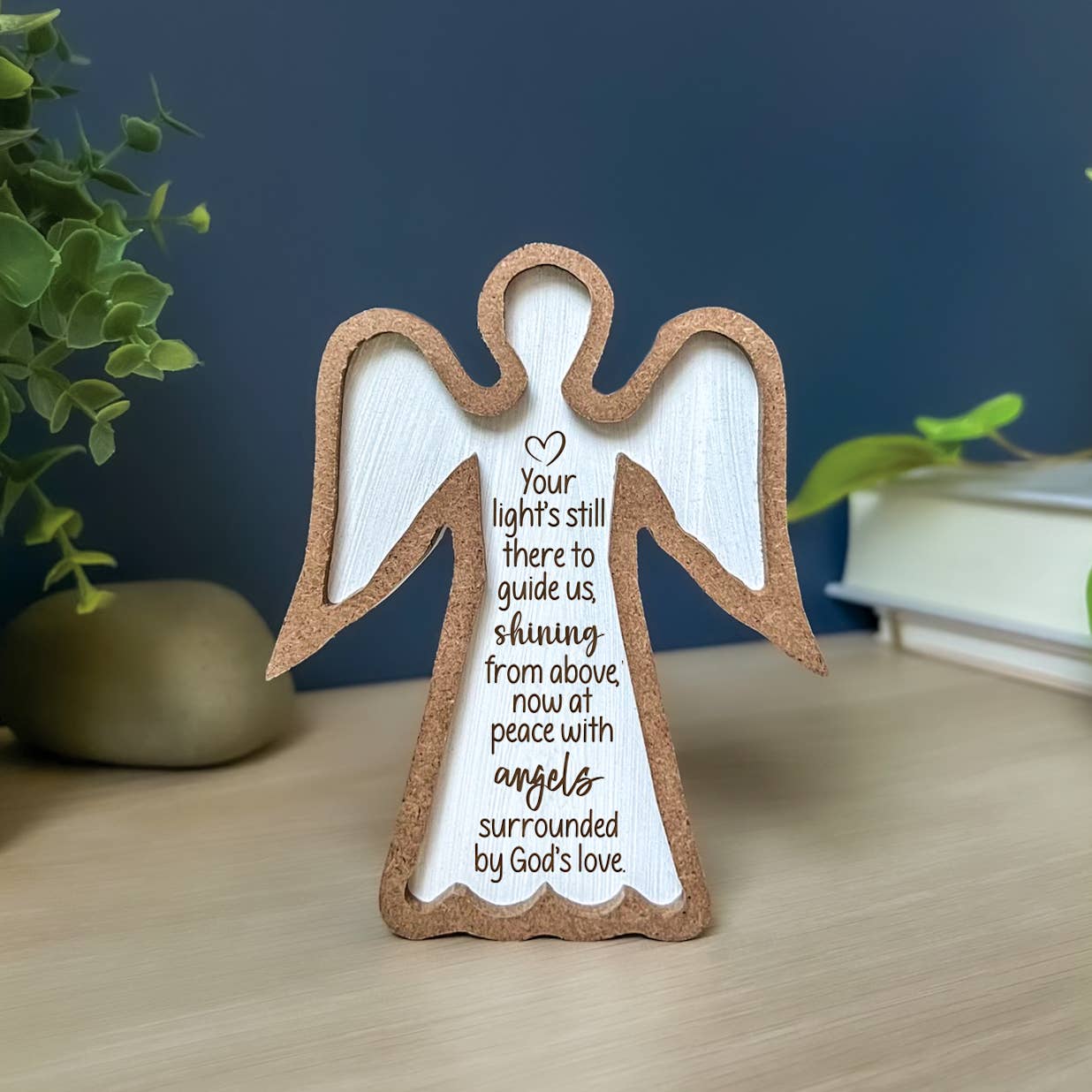 Framed Standing Angel Plaques: Teachers are special