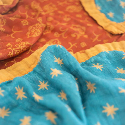 Our Lady of Guadalupe Luxury Double Sided Muslin Catholic Blanket