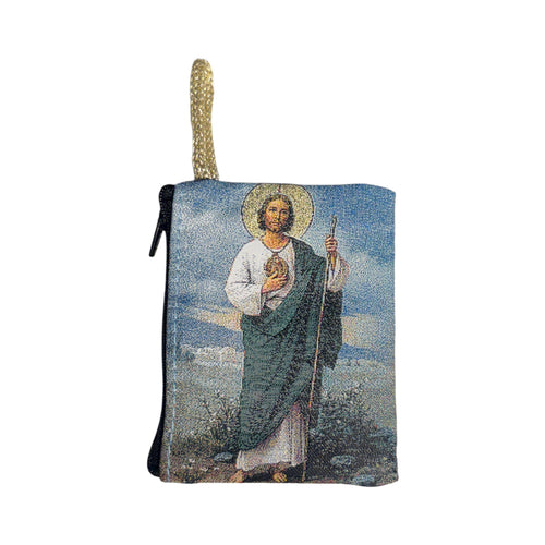 St. Jude Rosary Pouch 3″ x 4″