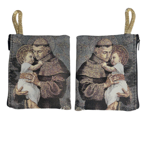 St. Anthony Rosary Pouch 3″ x 4″