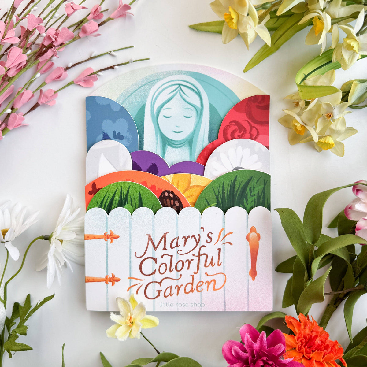 Mary's Colorful Garden Board Book - JMJs Catholic Store, Inc