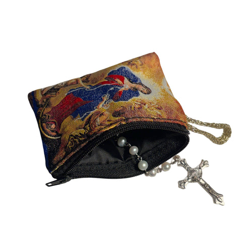Our Lady Undoer of Knots Rosary Pouch 3″ x 4″