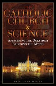 Book cover titled The Catholic Church & Science: Answering the Questions Exposing the Myths with Vatican city night view background