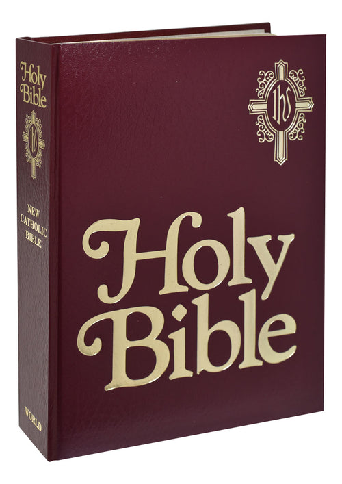 New Catholic Bible Catholic Family Edition Burgundy
