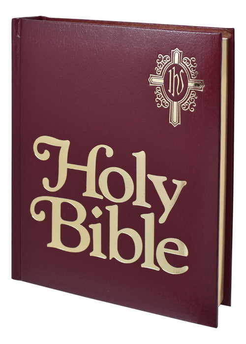 New Catholic Bible Catholic Family Edition Burgundy