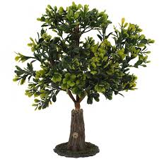 Fontanini Albero Tree backdrop for 5" scale Nativity figures with detailed green foliage and textured trunk.