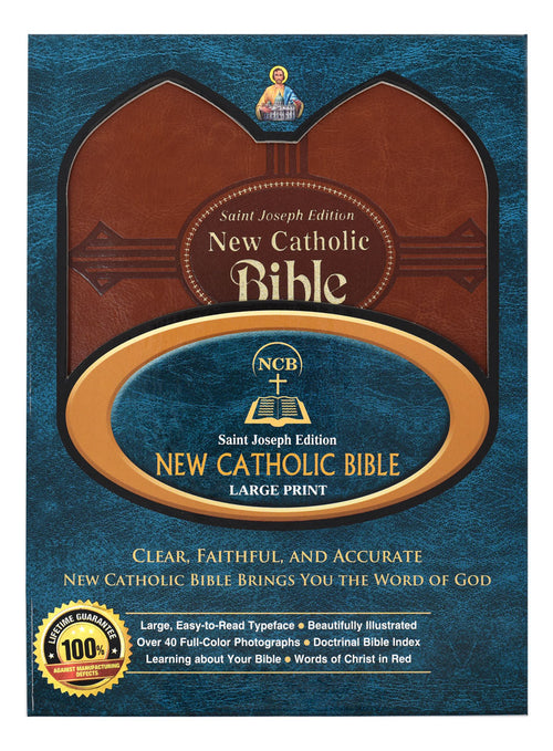 St. Joseph New Catholic Bible, Gift Edition, Large Type, Brown