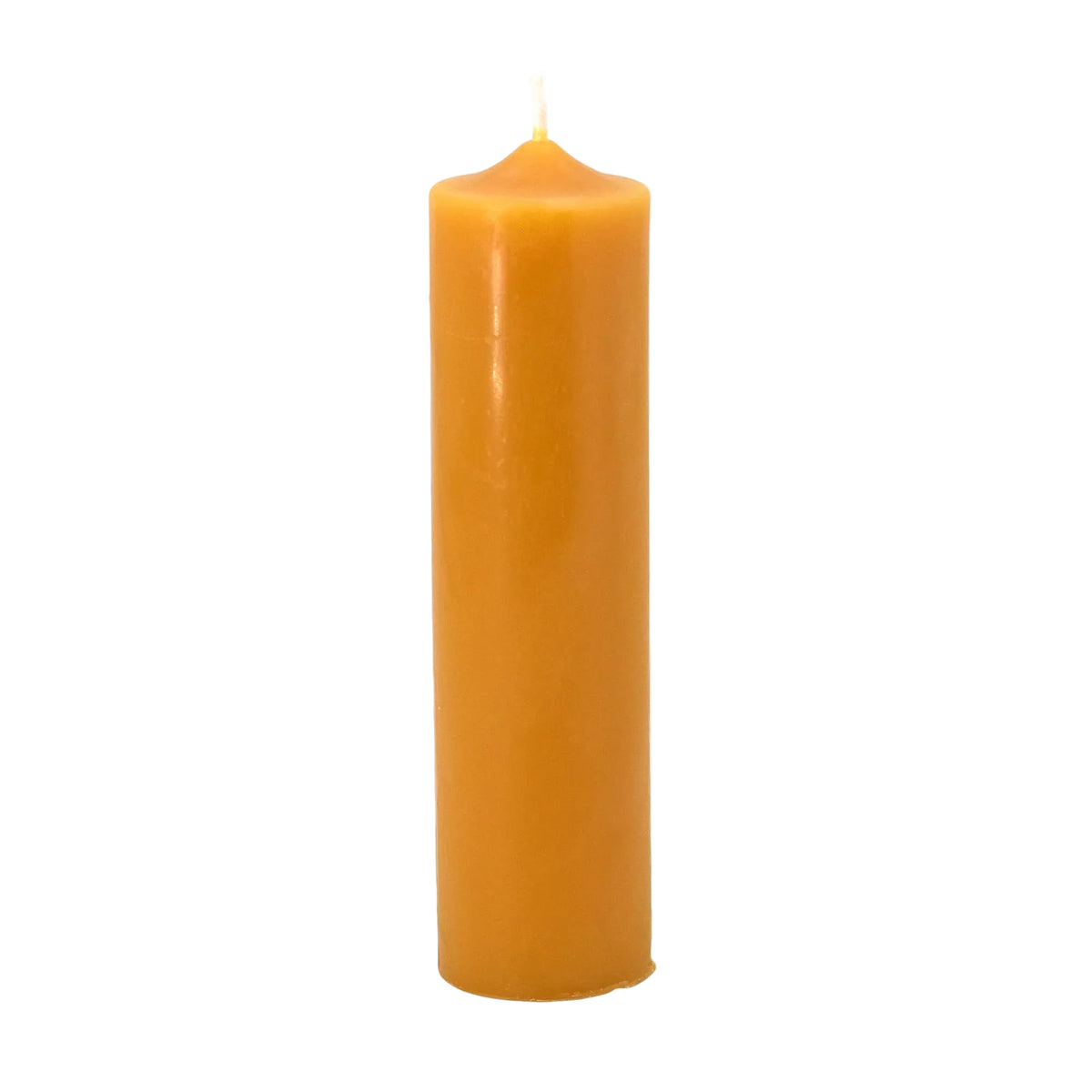 Natural Beeswax 6" Column Candlesticks