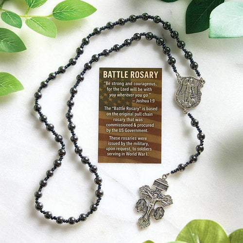 Battle Rosary - Saint Michael: 8mm beads