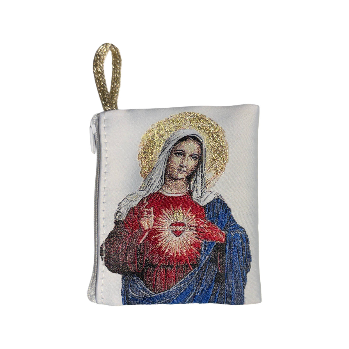 Rosary Pouch - Immaculate Heart of Mary 3″ x 4″