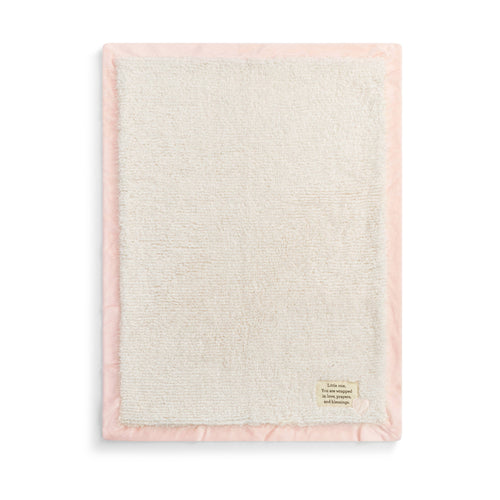 Wrapped in Prayer Blanket - Pink 30"w x 40"long