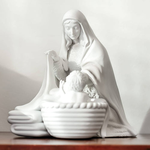 Hidden Moments Collection: Laundry with Jesus Catholic Mary Statue