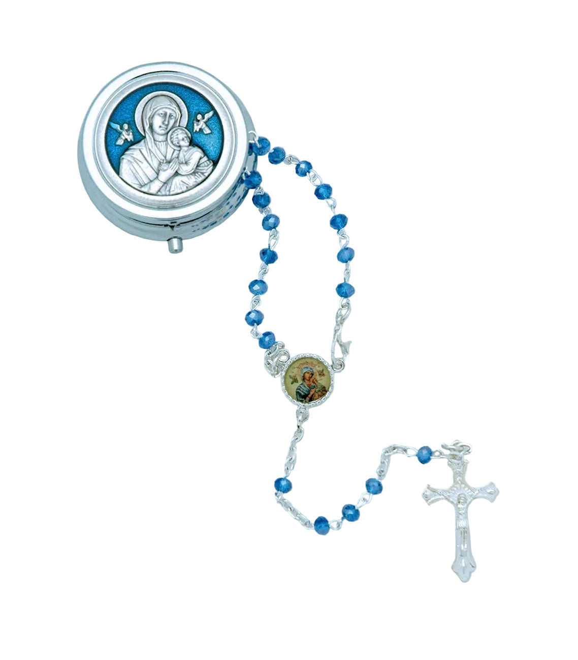 Perpetual Help Rosary with Matching Box