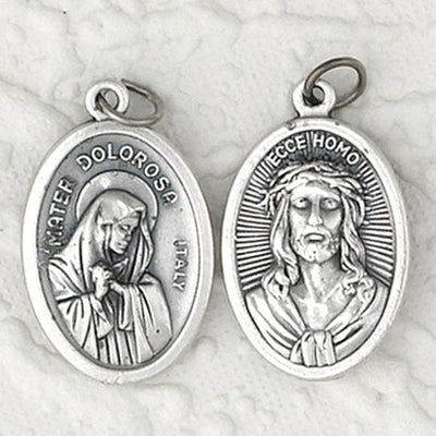 Lady of Sorrows/ Ecce Homo Double Sided Oxi Medal 1