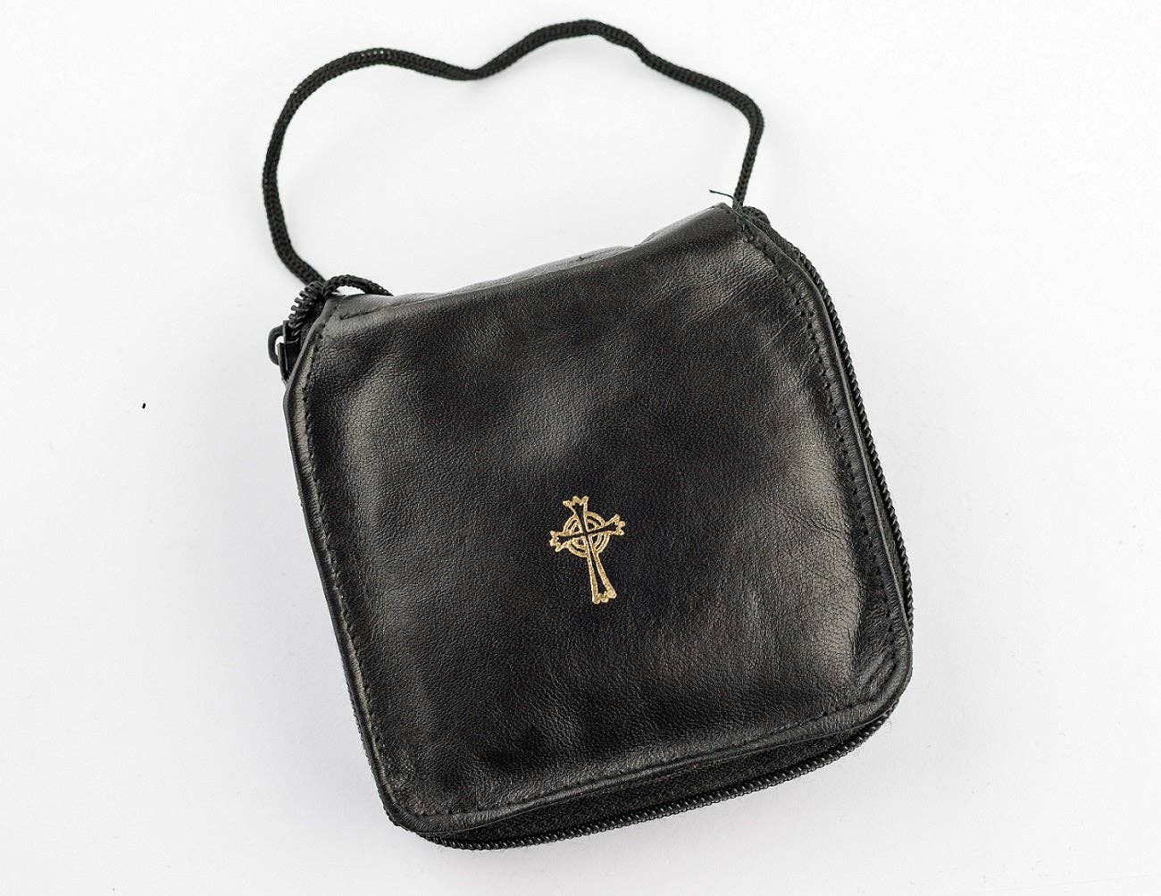 3 side open leather Pyx Case -9558