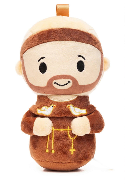 Saint Francis of Assisi Catholic Plush Doll — Patron of Animals 4.75"