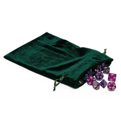 Green Velvet Bag 6" ( Medium ) - Unique Catholic Gifts