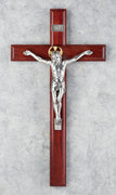 Genuine Rosewood Crucifix 15" - Unique Catholic Gifts