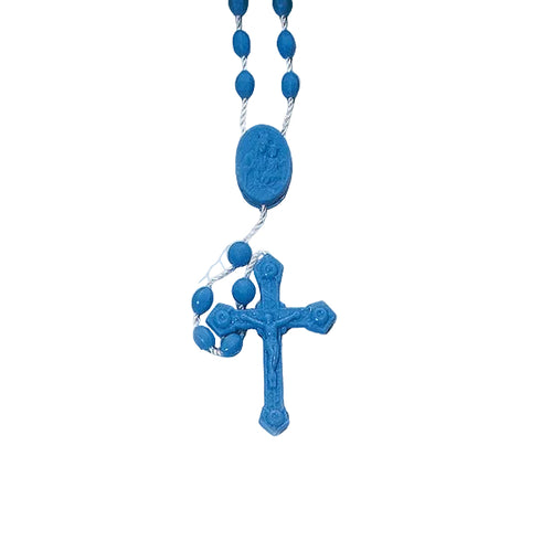 Blue Plastic Rosary (Copy)