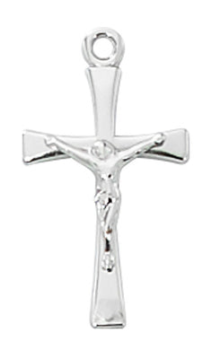 Sterling Silver Crucifix (13/16