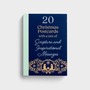 Christmas - 20 Christmas Scripture & Inspirational Postcards - Unique Catholic Gifts