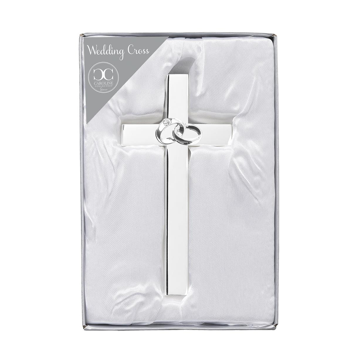Wedding Rings Cross Silver