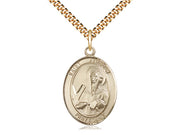 14kt Gold Filled St Andrew the Apostle Medal 1" - Unique Catholic Gifts