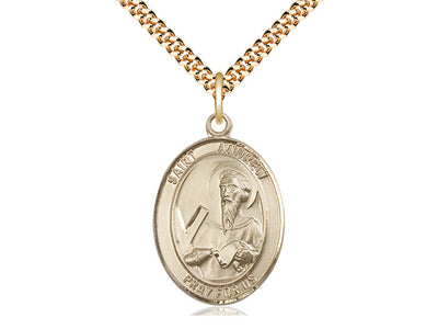 14kt Gold Filled St Andrew the Apostle Medal 1