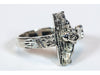 Sterling Silver Mens Crucifix Ring - Unique Catholic Gifts