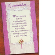 Godmother Dove and Heart Pin - Unique Catholic Gifts