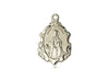 St Dymphna 14kt Gold Filled Pendant on a 18 inch Gold Plate Heavy Curb Chain 3/4" - Unique Catholic Gifts