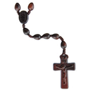 Teardrop Jujube Wood Rosary (10 mm) - Unique Catholic Gifts