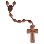 Teardrop Light Jujube Wood Rosary(10 mm) - Unique Catholic Gifts