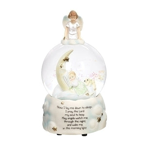 Musical 100mm Dome Sweet Dreams; Plays Brahm's Lullaby 7.5"H - Unique Catholic Gifts
