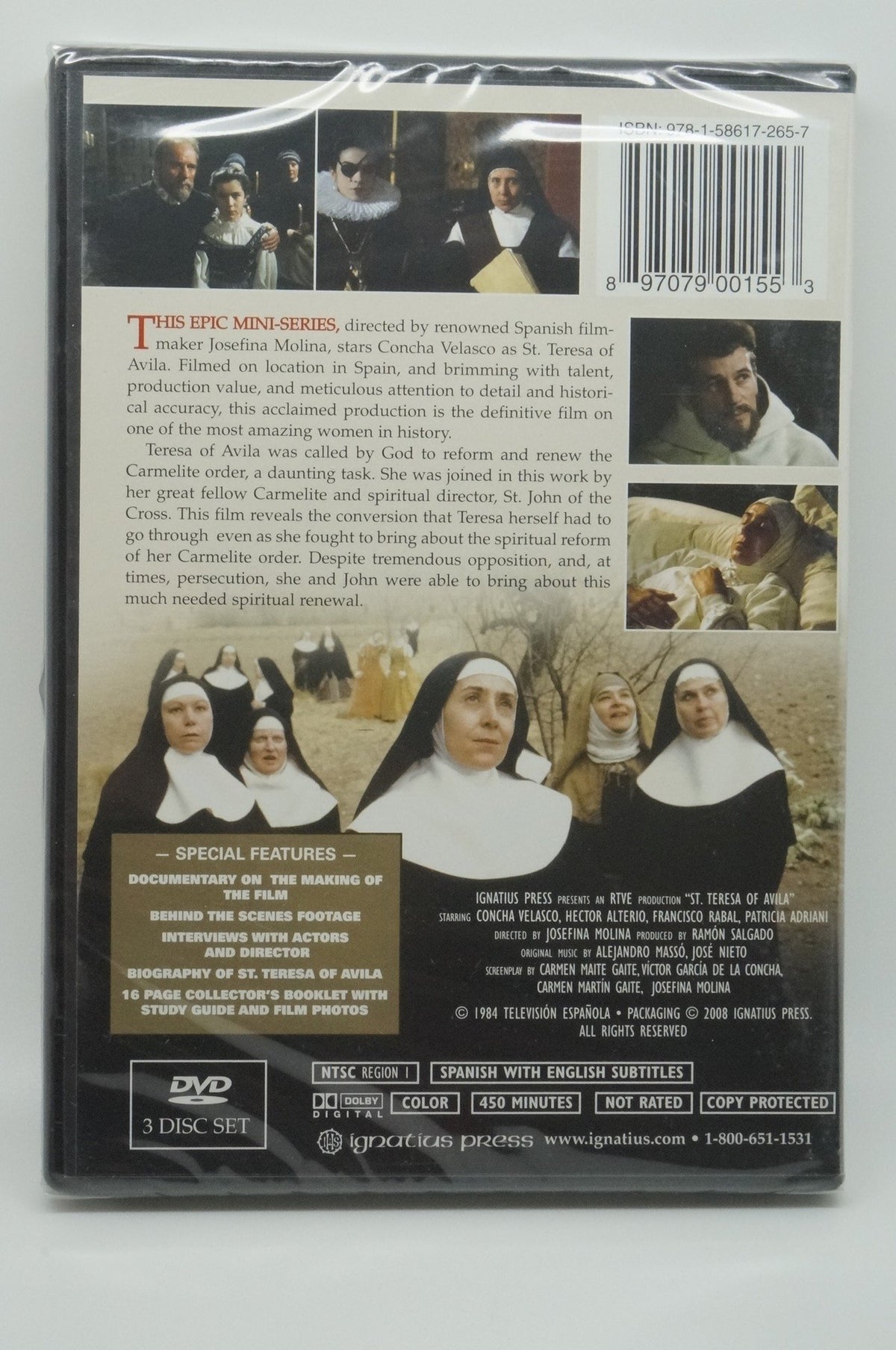 Saint Teresa of Avila DVD(as seen in EWTN). 3 DVD Set - Unique Catholic Gifts