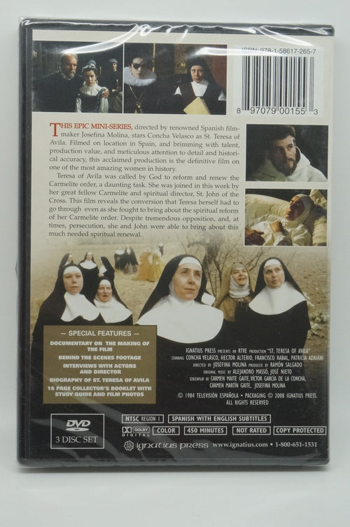 Saint Teresa of Avila DVD(as seen in EWTN). 3 DVD Set - Unique Catholic Gifts