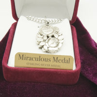 Silver Miraculous Medal-Two Part Slide Gift Set - Unique Catholic Gifts