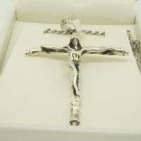 Silver Crucifix 3" - Unique Catholic Gifts
