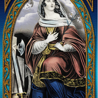 St. Philomena Holy Card (embossed) - Unique Catholic Gifts
