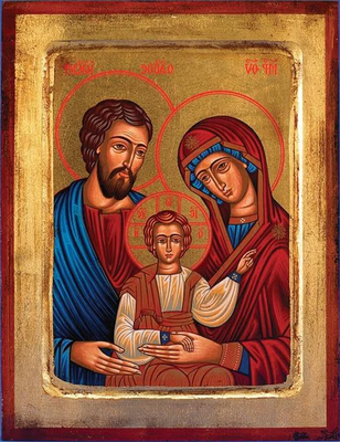 Holy Family - Gold Leaf - Unique Catholic Gifts